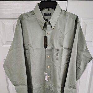 Men's Arrow Pinpoint Wrinkle-Free Sage Color Shirt, Size 16-1/2, 36-37, NWT
